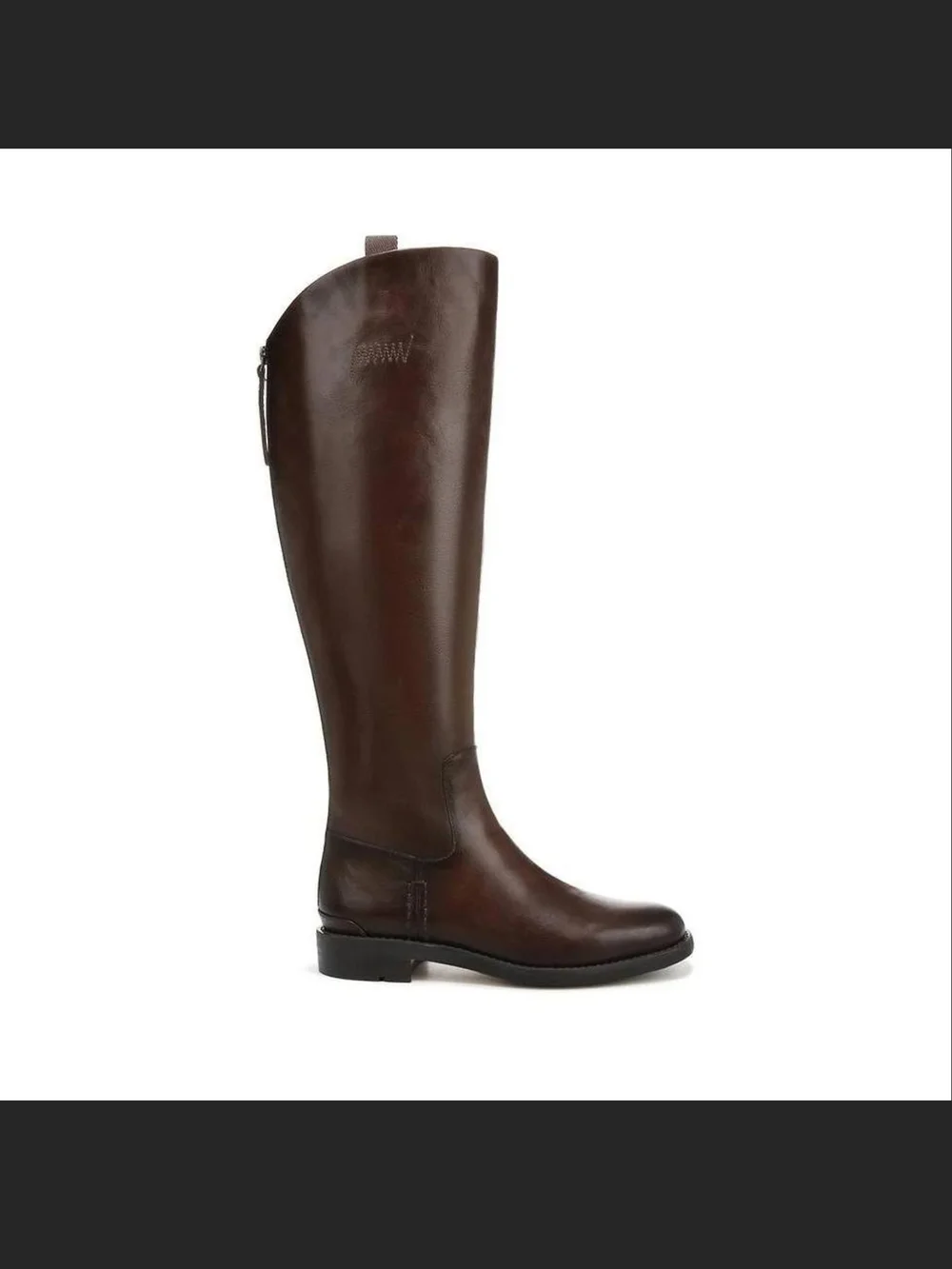 Franco Sarto & Meyer Tall Over-the-Knee Dark Brown Zip-Back Boot